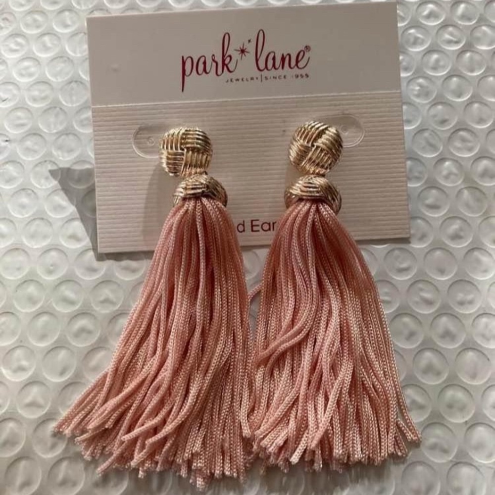 Park Lane Pink Tassel Earrings